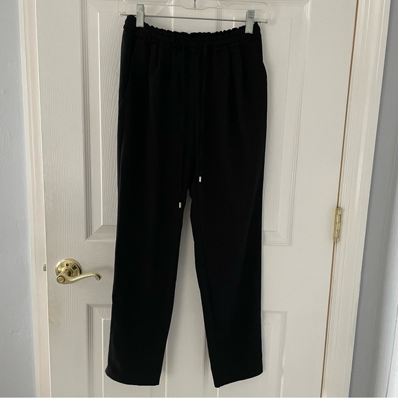 Zara Black Drawstring Trouser - Picture 2 of 5